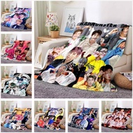 BTS BTS BTS Star Blanket Sofa Office Nap Blanket Air Conditioning Blanket Soft Keep Warm Customizabl