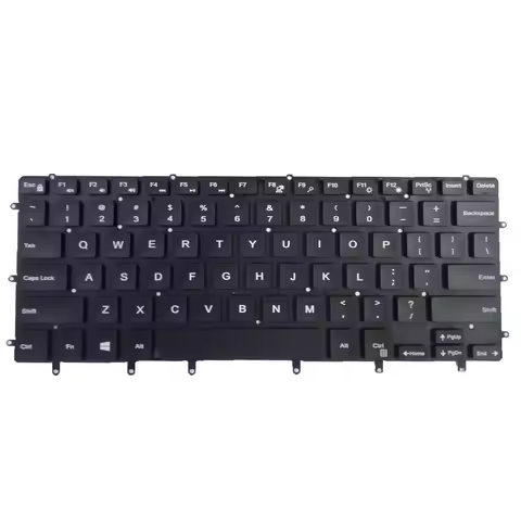 US Laptop Keyboard for DELL XPS 15 05TGDD 9550 9560 9570 7590 0GDT9F no pointer With backlight