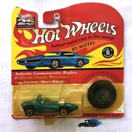 Hot Wheels 1993 25th Anniversary Collector Edition Silhouette - Teal (Yellowish Blister)