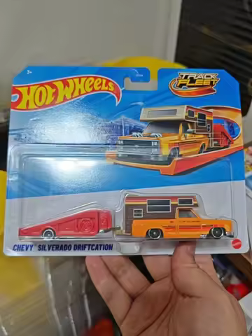New Hot Wheels Pressure Cast Alloy Car Volv O 240 Drift Camper Transport Trailer Track Fleet Hyt56 S