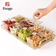FOOGO Food Storage Set Jar Snack Tray/ Jar Food Serving Storage Set With Tray Snack JarCemilan Tray 