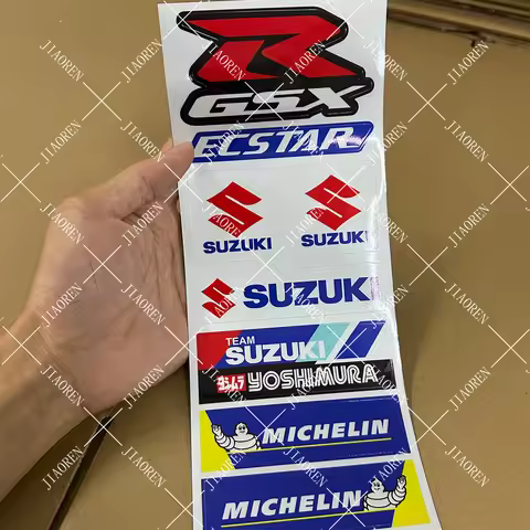 Vinyl Suzuki Stickers GSX R Ecstar Logo Decals