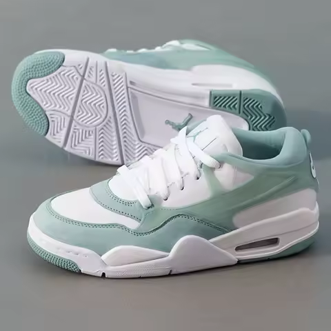 Nike Women's Shoes Air Jordan 4 Sports Shoes Practical Training Shoes Cushioning Comfortable Air-Cus