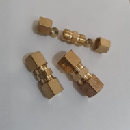 BOLD BRASS COMPRESSION UNION / DOUBLE UNION TWO WAY UNION