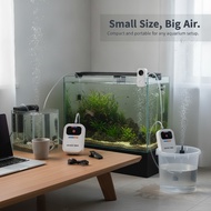 Rechargeable Aquarium Aerator, Portable Fish Tank Oxygenator for 40-100L Tanks, for Outdoor Fishing