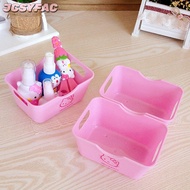 JCSYFAC Sanrio Hello Kitty กล่องเก็บของอเนกประสงค์แบบตั้งโต๊ะกล่องลิ้นชักจัดระเบียบพลาสติกของใช้ในห้