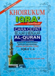 IQRA 1-6 Bertajwid Cara Cepat Belajar  Kaedah Menghafal Cepat