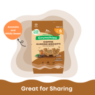Boxgreen Crunchies Coffee Almond Biscotti with Red Quinoa Fun Pack (24g x 6) Expiry: Sept- Oct 2024