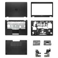 For Dell Latitude E5450 5450 14" Laptop Top Case Front Hinge Palmrest Bottom Case Black LCD Back Cov