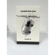 【New】 Insta360 X3 Invisible Dive Case, waterproof up to 164 feet (50 metres), completely invisible, 360-degree shooting without obstacles, the best choice for water sports and divi