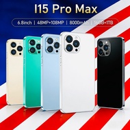 【New Arrival】5G/4G Flagship Smartphone i15 Pro Max | 6.8 Inch Big Screen Phone | Large Memory 16GB R
