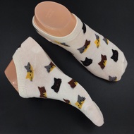Animal Cat Print Design Women's Fashion Comfy Ladies Casual Comfy Ankle Socks