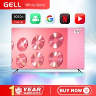 Gell FHD smart tv 60 inches on sale android led tv Netflix & Youtube Ultra screen flat screen smart 