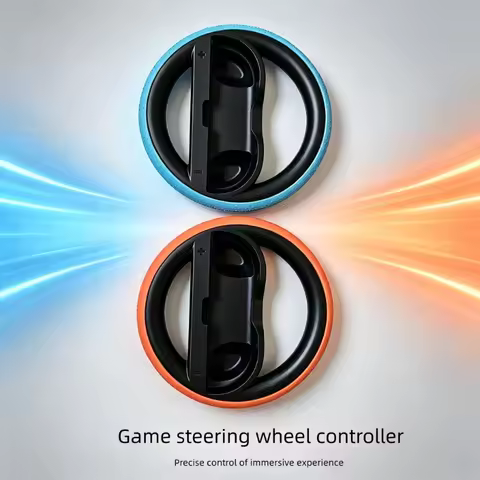 2PCS Steering Wheel for Switch 2 Joy Con Controller for Switch2 Joycon 2 Racing Wheel Hand Grip
