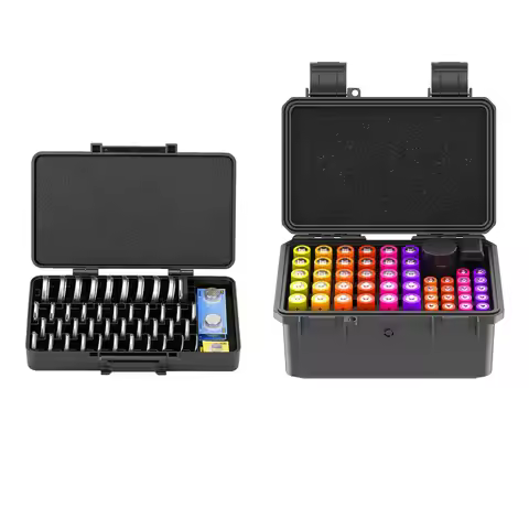 AA AAA Battery Case Holder with Tester +CR2032 CR2025 LR44 CR2016 CR2320 CR2325 CR2330 CR2335 CR2354