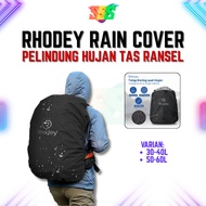 Rhodey Rain Cover Waterproof Backpack 30-40L/50-60L - Black