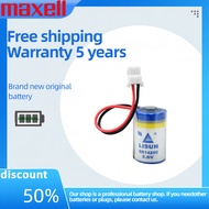 LISUN ER14250 1/2AA 3.6V Lithium Battery for Delta Programmer DVP-32EH/40EH/80EH Series PLC Smart De