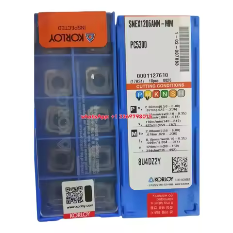 10pcs KORLOY 100% Original SNEX SNMF SNEX12 SNMF12 SNEX1206 SNMF1206 ANN-MM ENN-MF ENN-MM PC6510 Mil