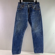 【Direct from Japan】04w5880▽※【Used】EVISU Denim Pants, Made in Italy, Seagull Logo, Jeans, Size 44【Hac