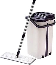 YWAWJ Universal Rotating Mop for Floor Cleaning – Microfiber Mop with Non-drip Bucket,Adjustable Handle,for Hardwood Tiles and Laminates
