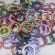 GANTUNGAN 10pcs O ring hooks/O ring carbiner hooks/key chains