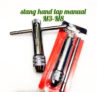 Gagang Tap Reatchet/ stang tap manual M3-M8 pembuatan Drat Baru