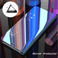 Vivo Y17/V9/V7 Plus/V7/V11/ Case View Electroplate Mirror Flip Stand Cover View Smart Mirror Flip Phone Case