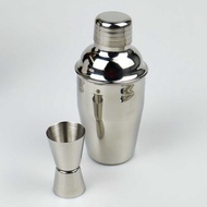 5in1 Bartender Cobbler Cocktail Shaker Jigger Set 350ml - AY8837