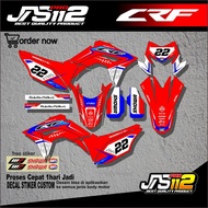 HONDA Decal Sticker Crf 150 L - CRF Motorcycle Sticker - Sticker Crf 150LHONDA
