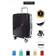 Giordano 20" Inch Cabin Size & 24" Inch Stylish ABS Hard Case Lightweight  4 Wheels Trolley Travel L