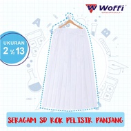 Seragam SD Woffi Rok Plisir Panjang Putih ROK PUTIH PANJANG PASKIBRA