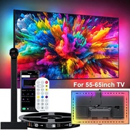 Powdeom LED TV Backlight RGB Bluetooth Strip Light APP Remote Control 5050 TV Background Lighting Am