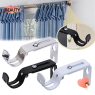 BEAUTY 1pc Curtain Rod Holder, Hardware Adjustable Curtain Rod Brackets,  Metal Hanger for 1 Inch Rod Home Window Curtain Rod Support for Wall