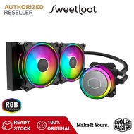 Cooler Master MasterLiquid ML240 Illusion ARGB CPU Liquid Cooler AIO for AMD / Intel with Addressabl