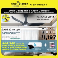 [Bundle Promo] SMART CEILING FAN &amp; AIRCON CONTROLLER..PO ECO GALE 20 w Aircon Controller + Smart Voice Control