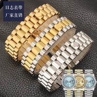 Rolex Consumable Permanent Log Type Three-Bead Solid Stainless Steel Strap Stainless Steel Watch Strap Accessories 20mm