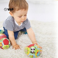 V&P Soft Cloth Rattle Ball Baby For 0-36 Months Stuffed Baby Play Ball Sensory Toy