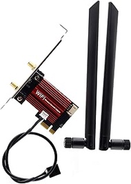 Deal4GO AX200NGW 802.11ax WiFi 6 2.4Gbps Dual Band Desktop PCIe Express Wireless WiFi Card Bluetooth