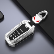 เคสกุญแจรถอัลลอยสังกะสี + ซิลิโคนสำหรับ TOYOTA Sienna 2021 2022รถไฮบริด Alphard PREVIA Voxy รีโมท5 6ปุ่ม