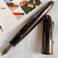 1 ชิ้น JINHAO 9019 สกรูปิดหมวกโปร่งใสสีดําธุรกิจเขียนปากกา Big Converter