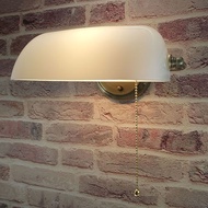 European Retro Nostalgic Wall Light Republic of China Old Shanghai Green Bank Light Inn Famous Aisle