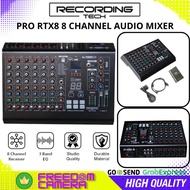 Recording Tech Pro-RTX8 8 Channel Professional Audio Mixer