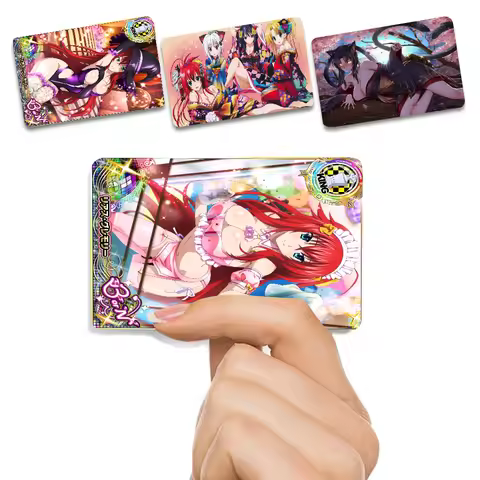 High School DxD Poker Sticker Film Tape Skin For Credit Card Debit Card Cartoon Waterproof Stickers 