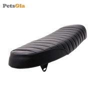 [PETSOLA] Flat Saddle Cafe Racer Vintage Seat Cushion Replaces for Honda CB350 CB400 CB750