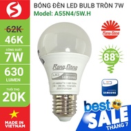 7W Round Led Bulb - A60N3/7W.H