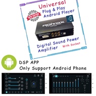 (Power Up 30%) Offer 31 EQ Plug &amp; Play Android Player -ZB 4 channel (DSP) CAR Power Amplifier (15 Band EQ Phone APP)
