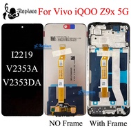 Black 6.72 Inch For Vivo iQOO Z9x 5G I2219 V2353A LCD Display Touch Screen Digitizer Panel Assembly 