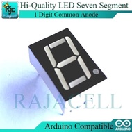 MERAH 1 Digit LED Seven Segment 7 segments 0.56" inch Red Common Anode Red