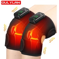 Oulylan Knee Temperature Massager Leg Joint Heating Vibration Massage Elbow Shoulder Support Arthritis Physiotherapy Knee Pad Knee Shin Protection