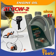 Mytools Alcon Outboard Marine Lubricants 2-Stroke 2T TCW-2 Engine Oil 1L（Made In UAE)